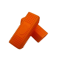 Cepillo recoge-pelos naranja